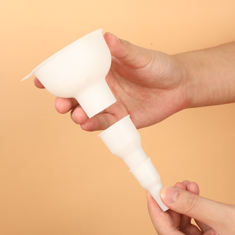 Adjustable Kitchen Funnel Set for Bottles, Jars & Grains Filling