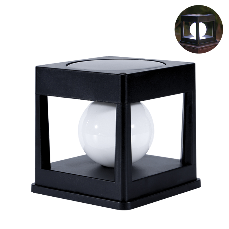 Solar Post Lights Waterproof Outdoor Fence & Deck Post Cap Lighting