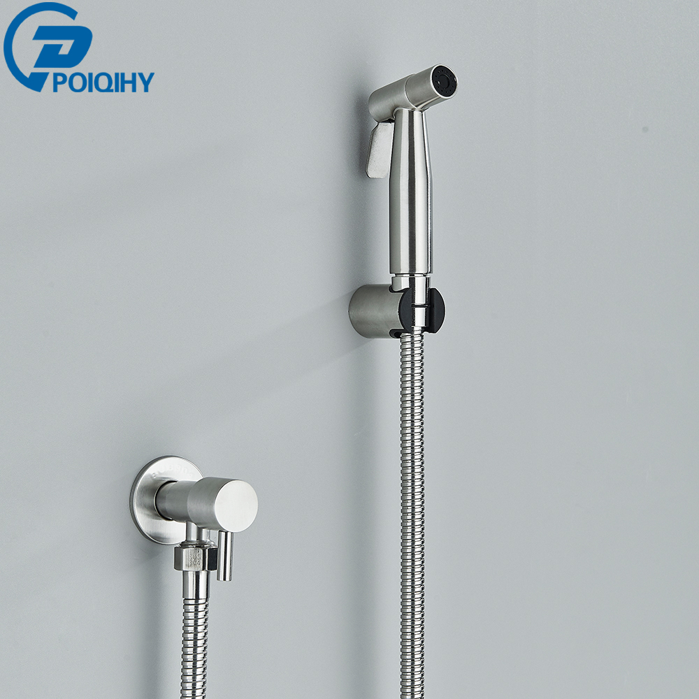 Luxury Gold Handheld Bidet Sprayer Stainless Steel Toilet Hygiene Shower