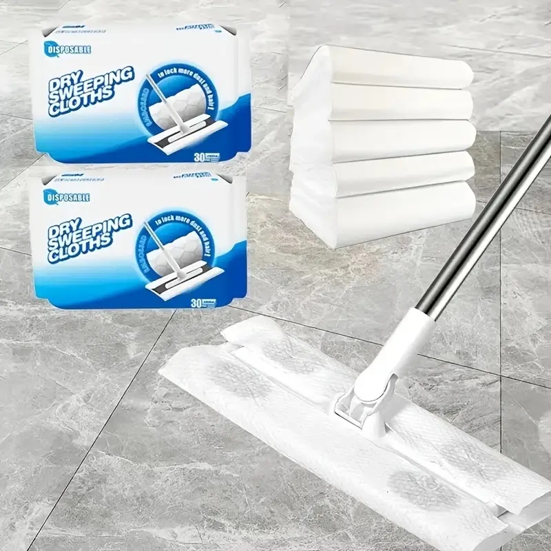 Reusable Style Disposable Mop Cloth Dust Removal Paper for Pet Hair & Hard Floor Dry Cleaning