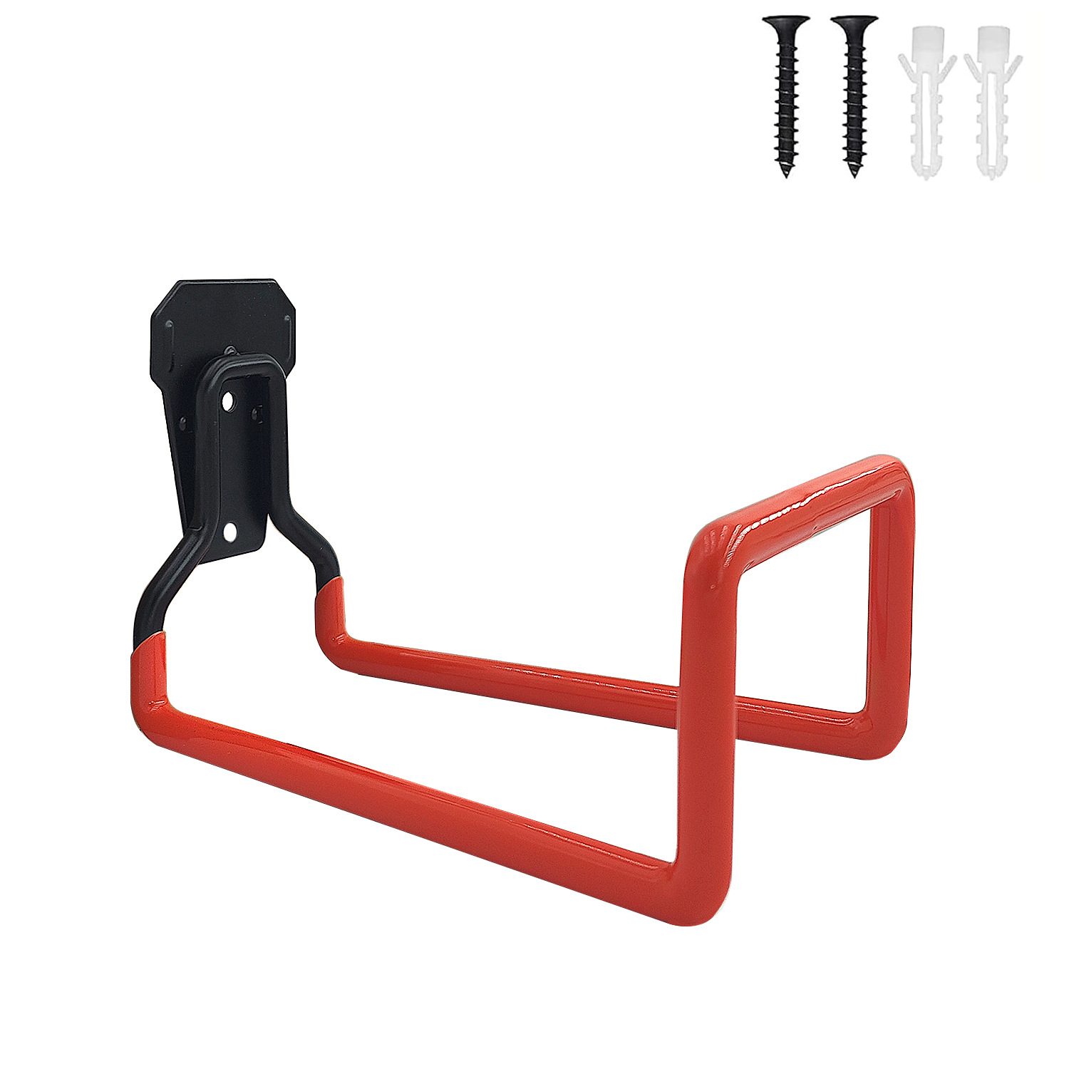 Heavy Duty Garden Hose Holder Wall Mounted Metal Hose Hanger for Outdoor Yard & Garage