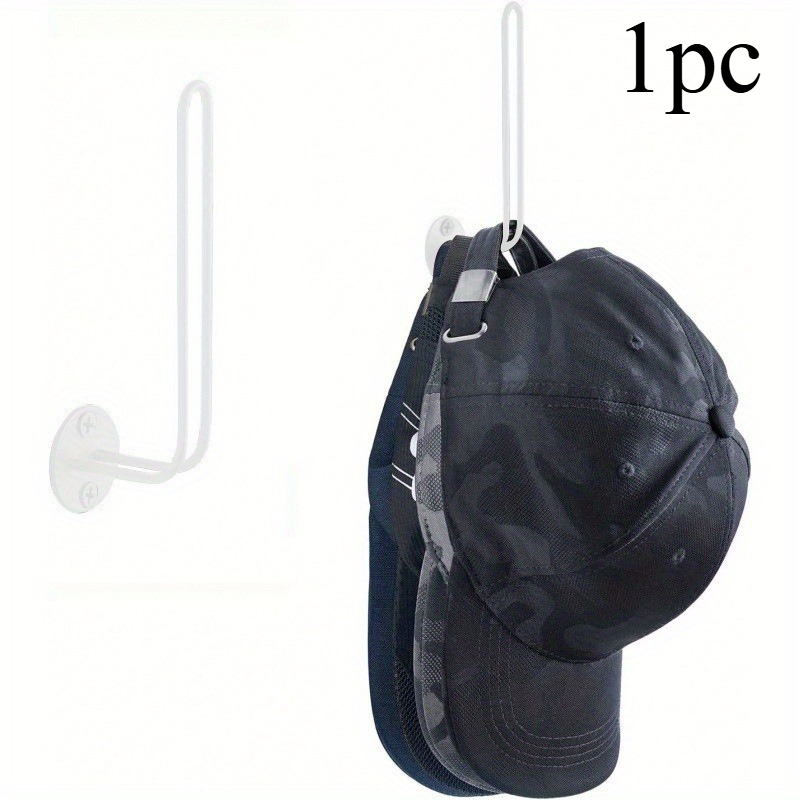 Metal Wall Mounted Hat Rack and Baseball Cap Organizer for Space Saving Storage