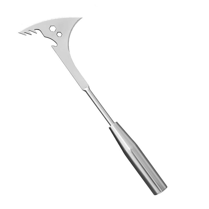 Stainless Steel Weeding Tool Shaped Patio Weeder for Cracks and Pavers