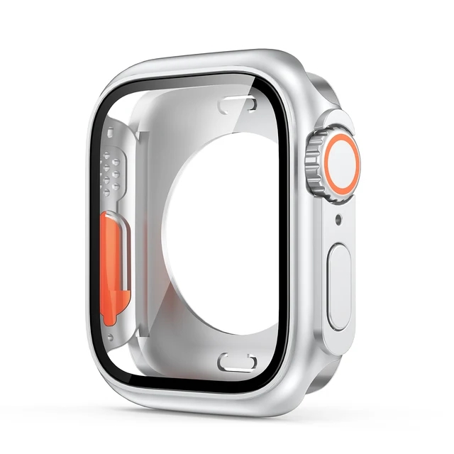 Apple Watch Screen Protector Case with Hard PC Bumper and Ultra Style Upgrade