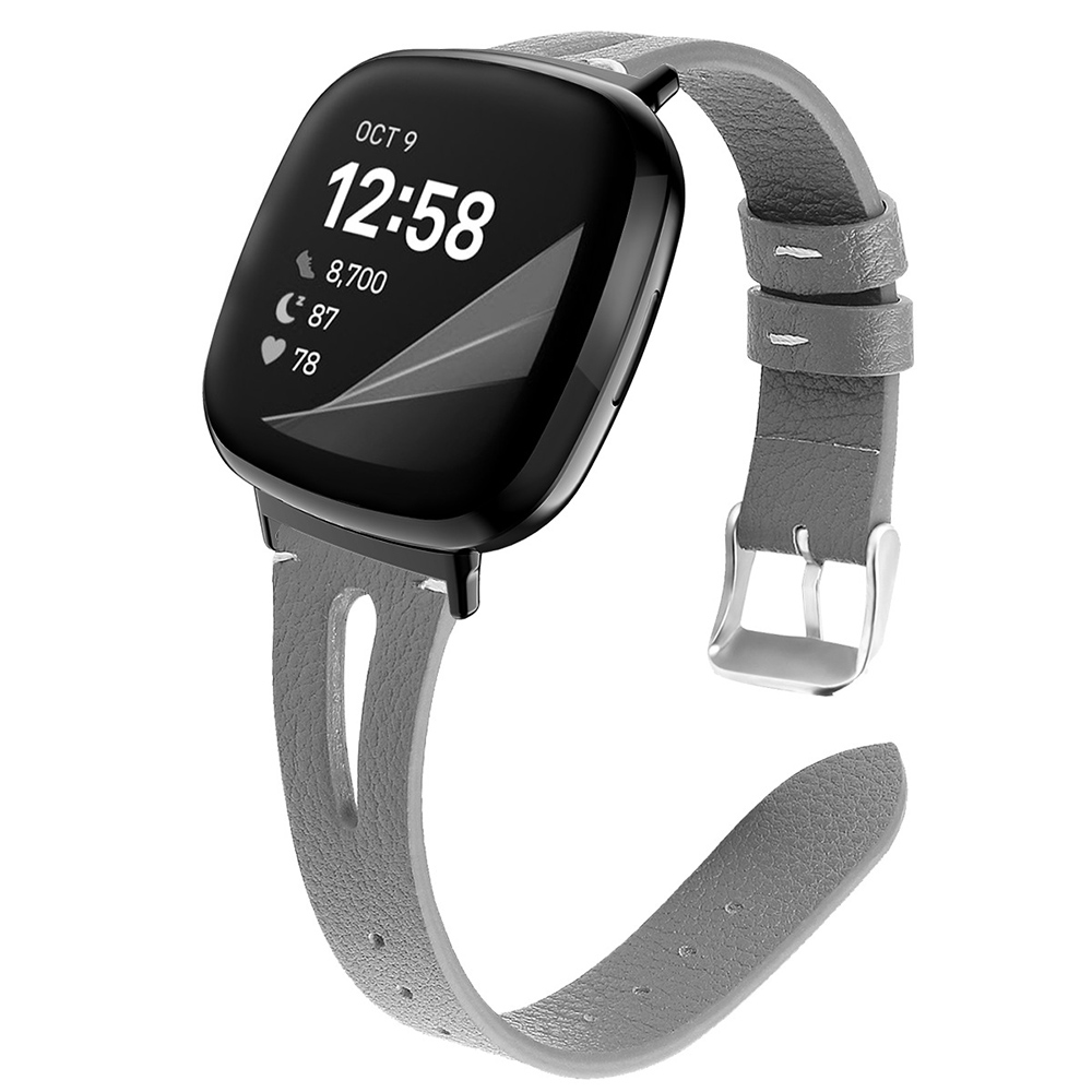 Slim Leather Fitbit Versa Band for Versa Sense and Sense
