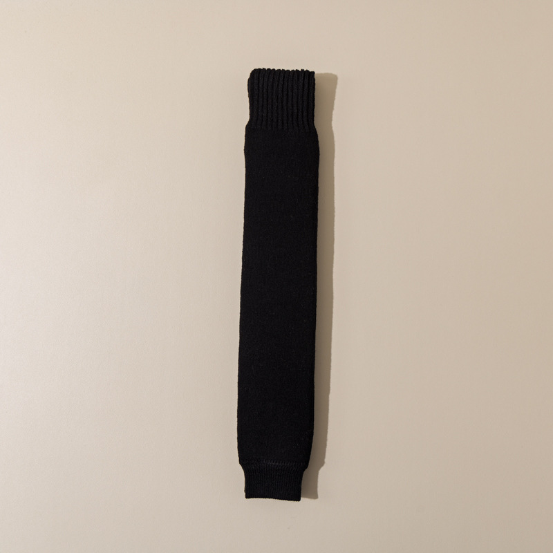 Womens Thermal Knee High Leg Warmers Plush Lined Flannel Winter Stockings