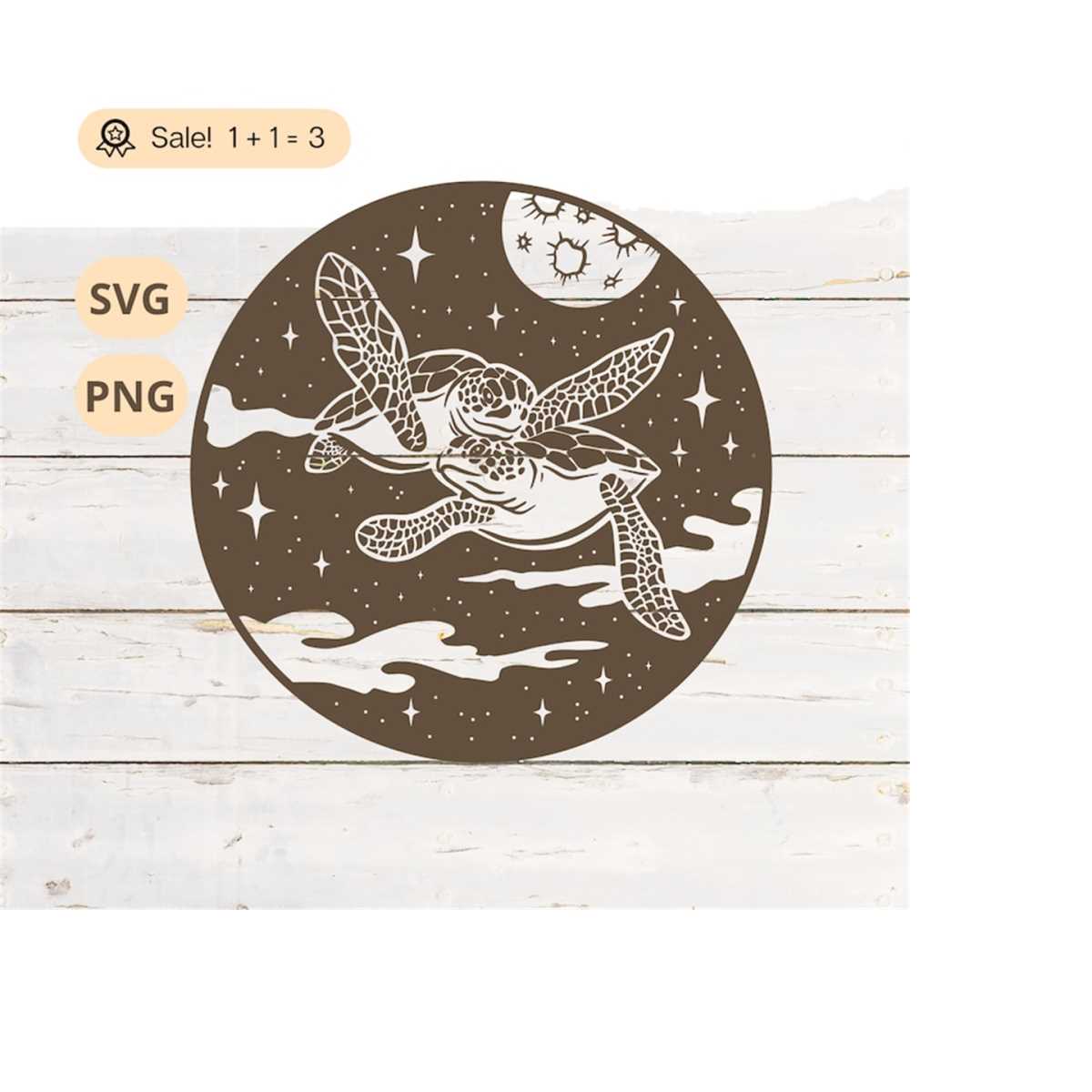 Celestial Turtles SVG PNG, Sea Turtle svg, Celestial SVG, Sp - Inspire ...