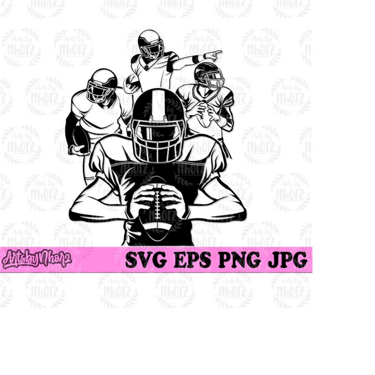 Football Players svg, Football Game svg, Football Team svg, | Inspire ...