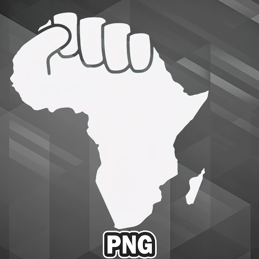 African PNG Africa Map Black History Month BLM PNG For Subli - Inspire ...