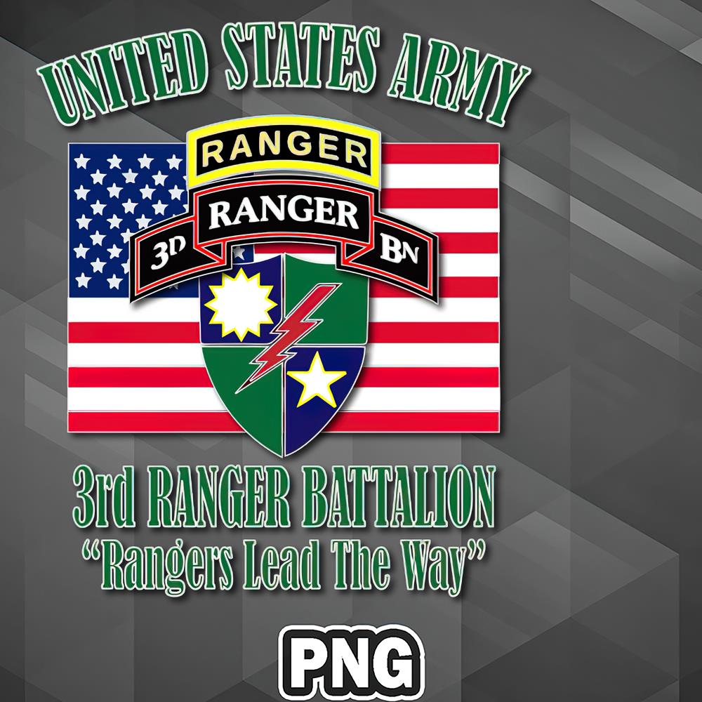 Army PNG 3rd Ranger Battalion PNG For Sublimation Print Tren | Inspire ...
