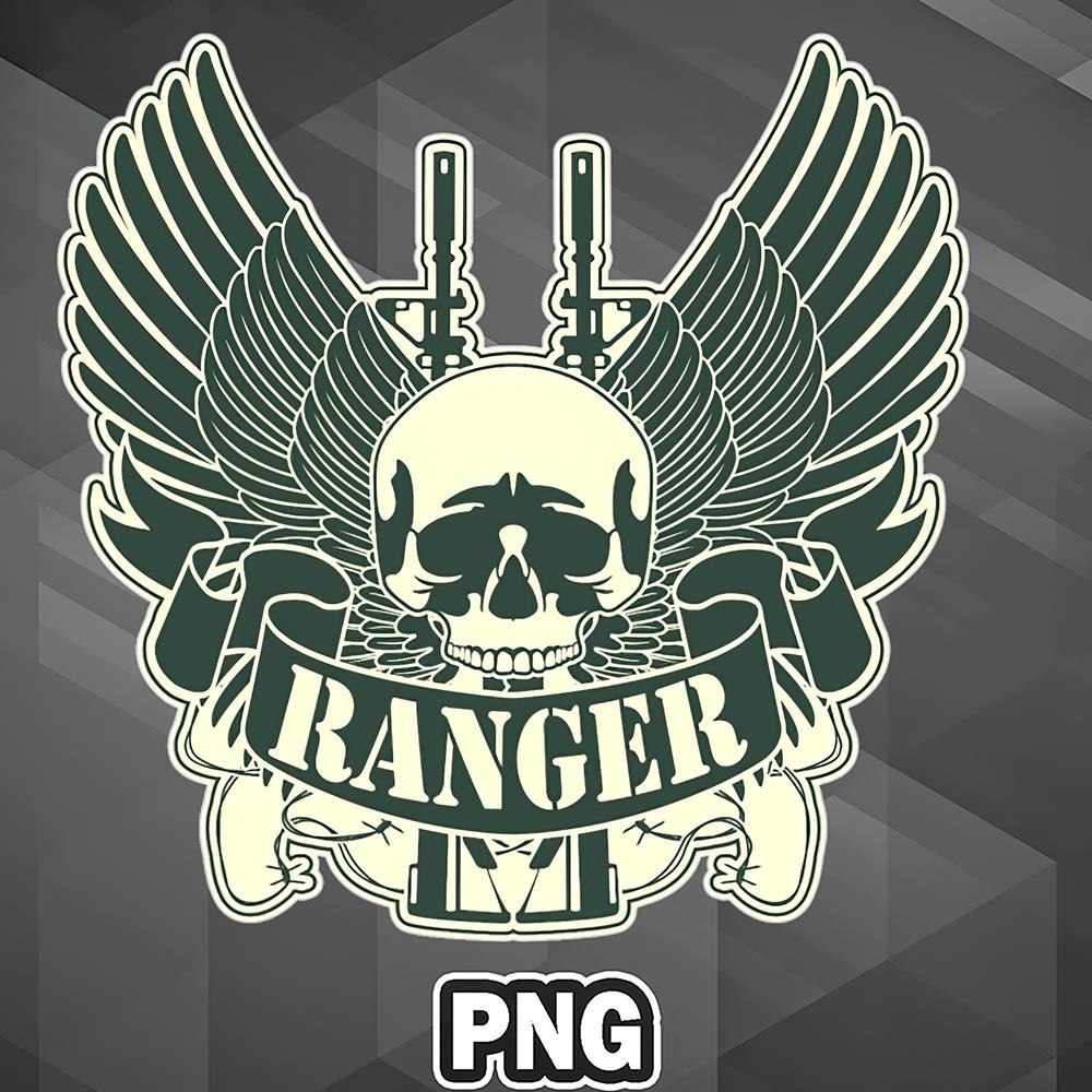 Army PNG Army Ranger Skull PNG For Sublimation Print Trendin | Inspire ...