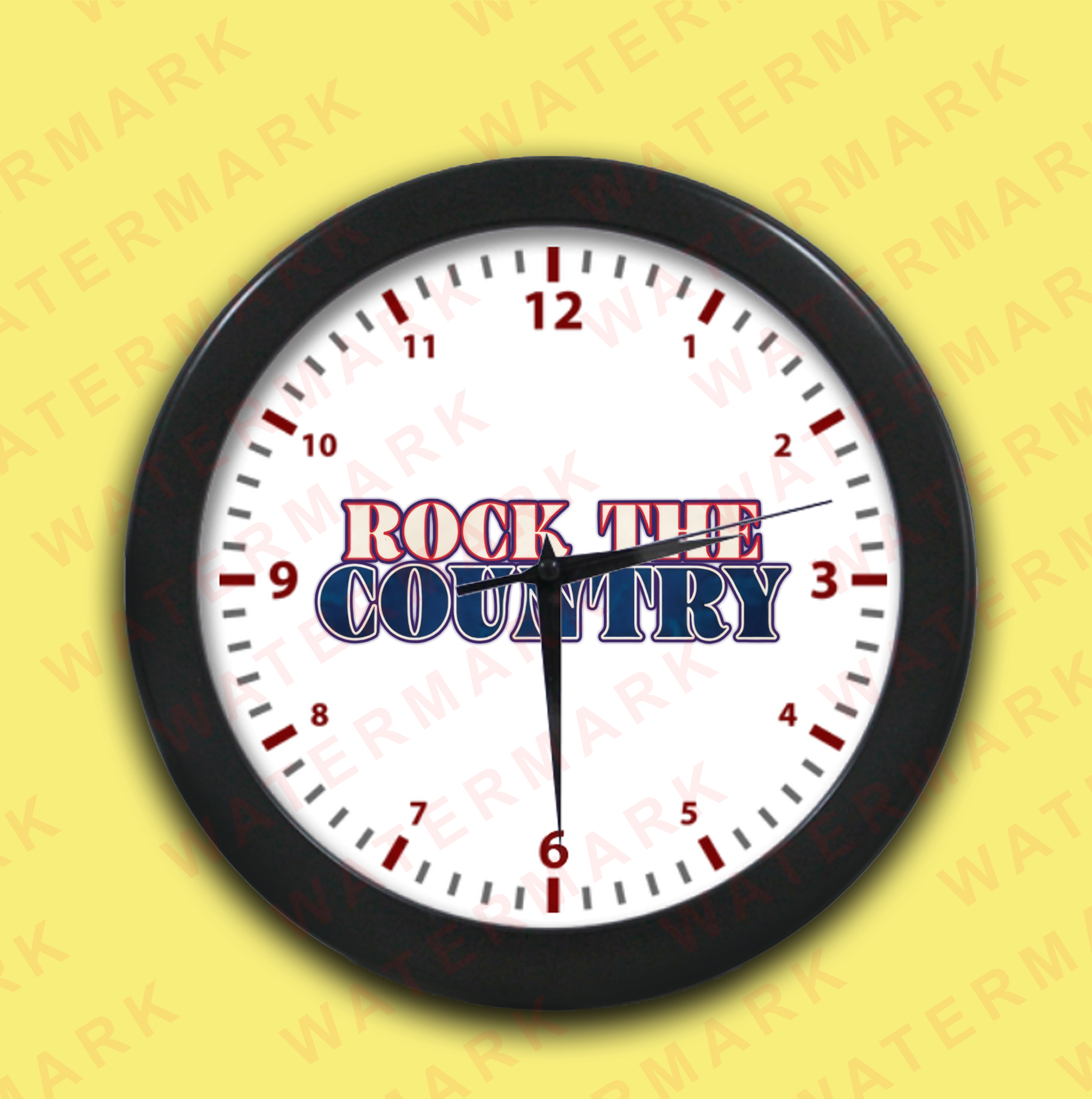 ROCK THE COUNTRY 2024 Wall Clocks | Inspire Uplift