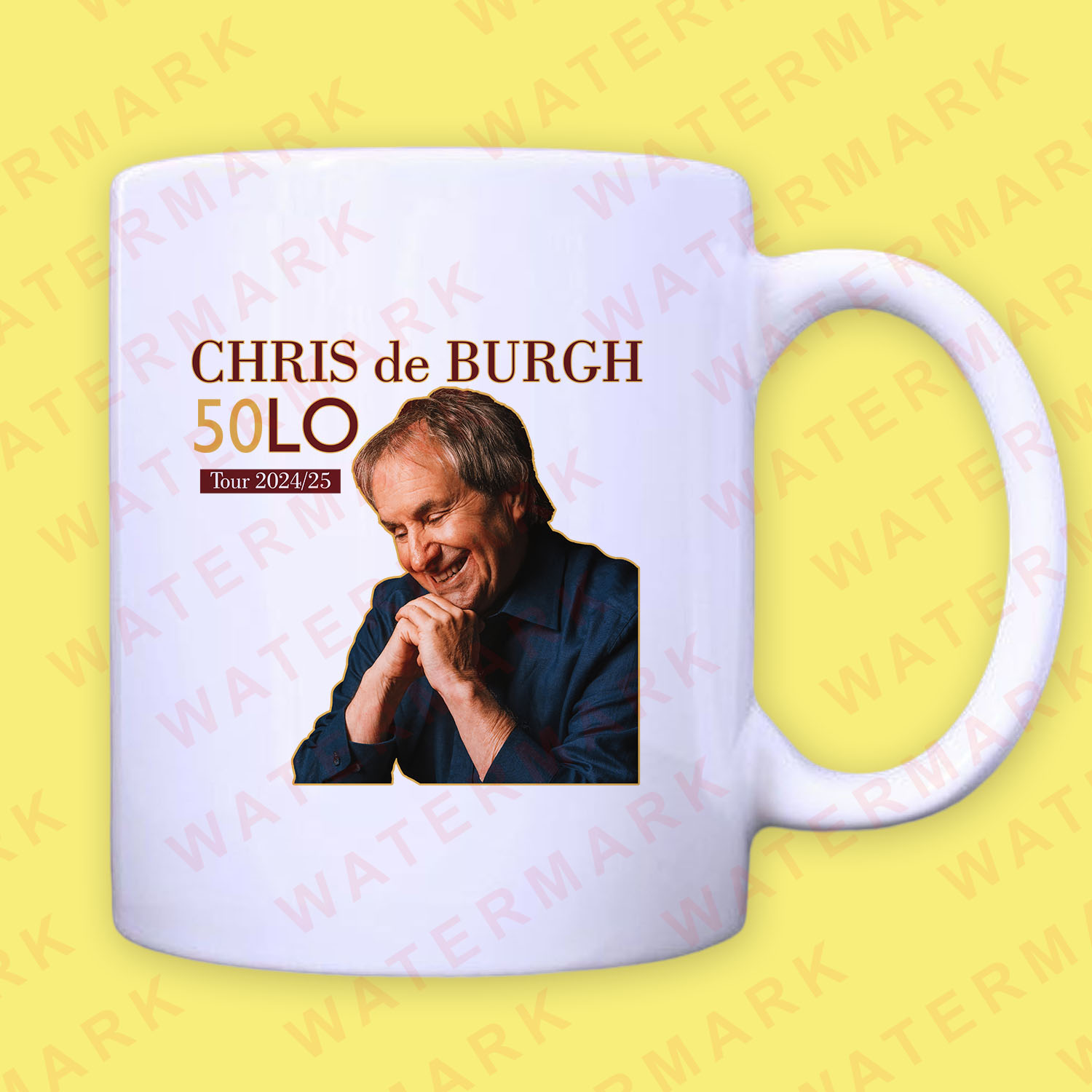 CHRIS DE BURGH 50LO TOUR 2024 - 2025 Mug 1 | Inspire Uplift