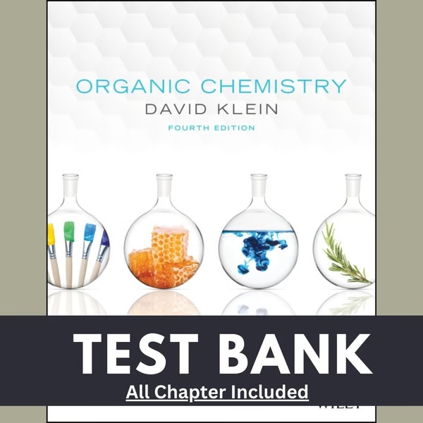 Test Bank for Organic Chemistry, 4th Edition by David R. Kle - Inspire ...