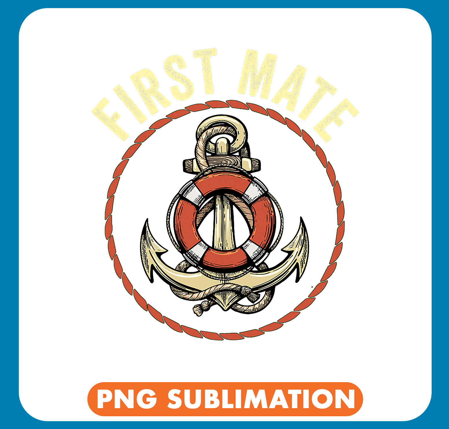 First Mate Matching Kids Women Family Outfit Boating Sailing | Inspire ...