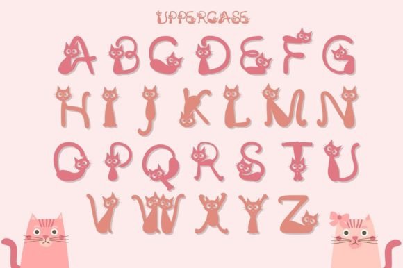 Cat Round Eyed Font | Inspire Uplift