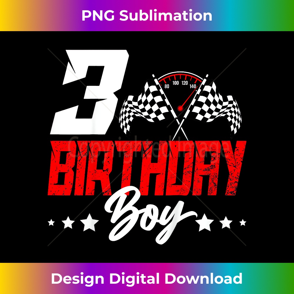 Kids 3rd Birthday Boy Pit Crew Party Race Car - Vibrant Subl | Inspire ...
