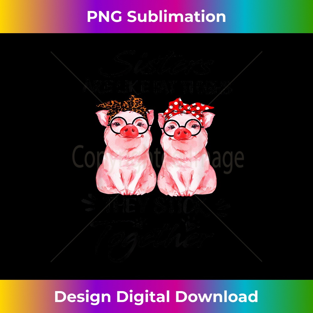 Punkcards Lustige Geburtstagskarte – Sisters Are Like Fat Thighs They Stick Together