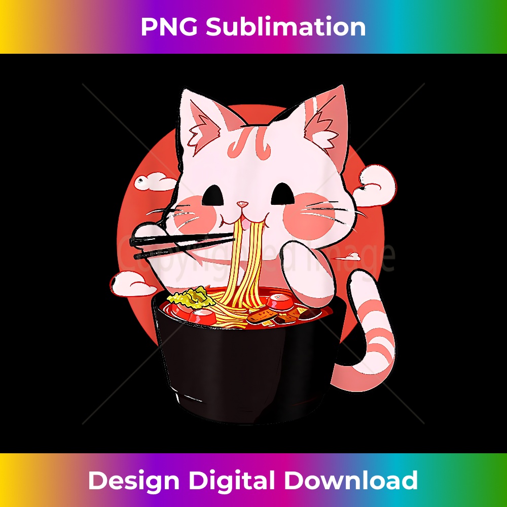 Cute Cat Ramen Noodles Kawaii Anime Girls Teen Japanese Food - Inspire ...