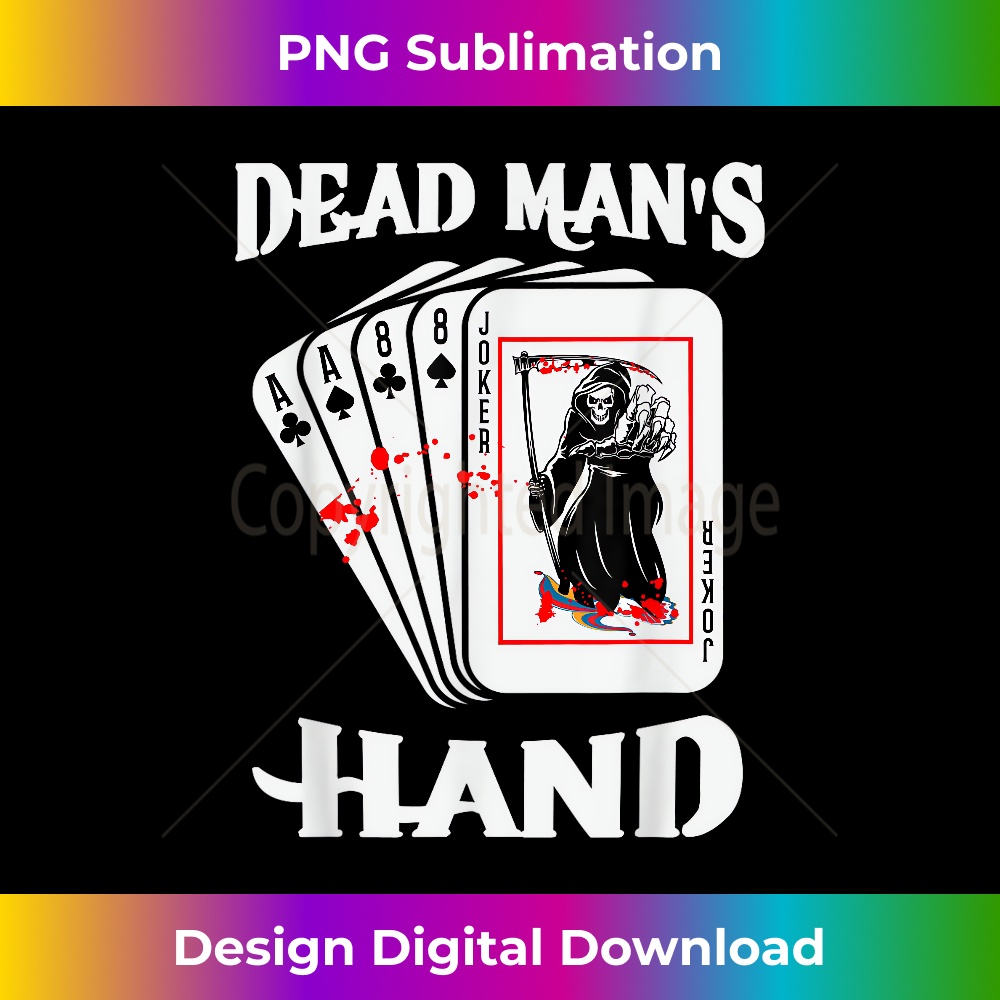 Aces and Eights Dead Man's Hand Gamblers Poker Player Design | Inspire ...