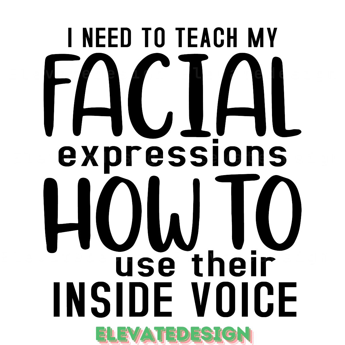 I Need to Teach My Facial Expressions Digital Download Files - Inspire ...