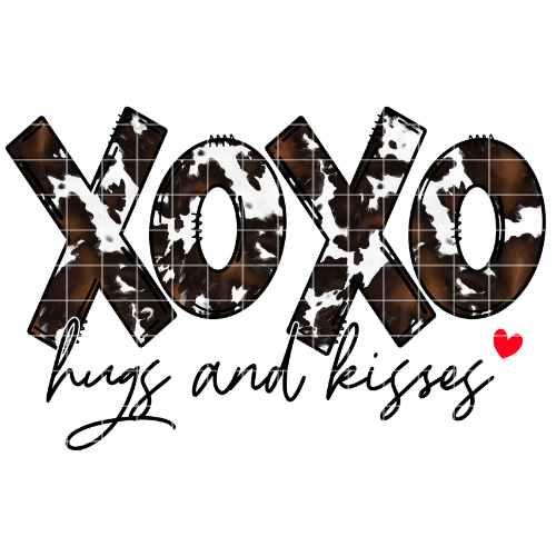 Valentines Day Hugs and Kisses Digital Sublimation Design PN - Inspire ...
