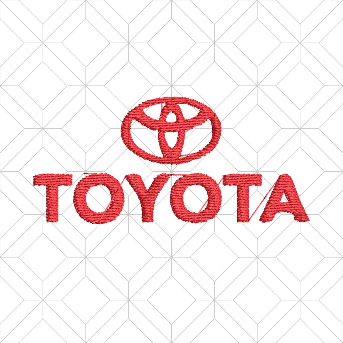 Toyota Logo Embroidery File Embroidery Car Logo Instant Down | Inspire ...