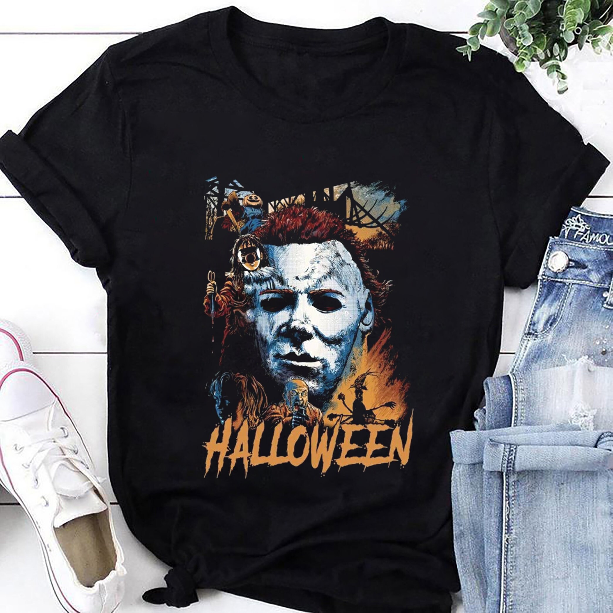 Máscara Michael Myers con Cicatrices Látex Halloween | Jota Store