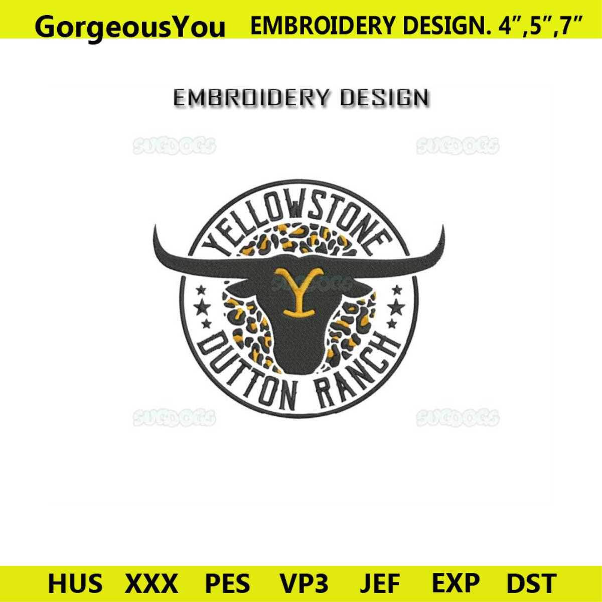 Embroidery Design Ranch Sorting Yellowstone Dutton Ranch Embroidery Design File, Cowboys Emb - Inspire ...