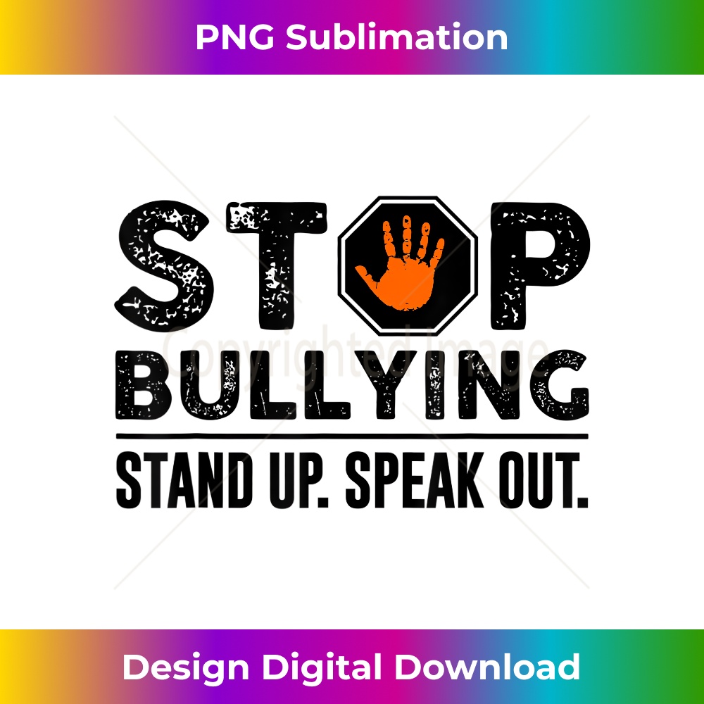 Stop Bullying Stand Up Speak Out Unity Day Orange - Minimali | Inspire ...