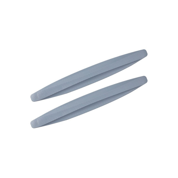2 Pc Adhesive Bumper Protector Strip For Front & Rear Bumpers