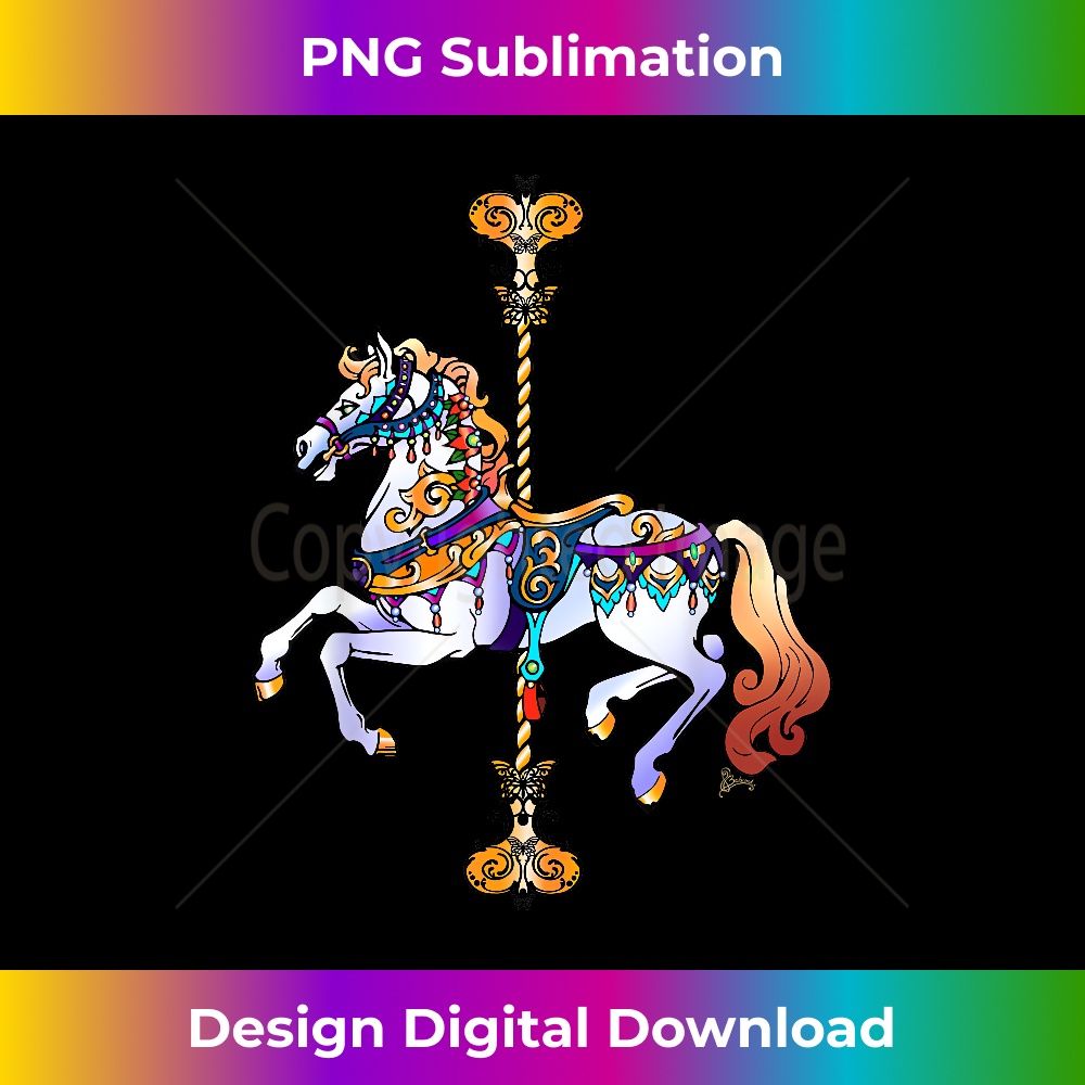 Carnival Carousel Horse Design Classic Sublimation Png Fil Inspire