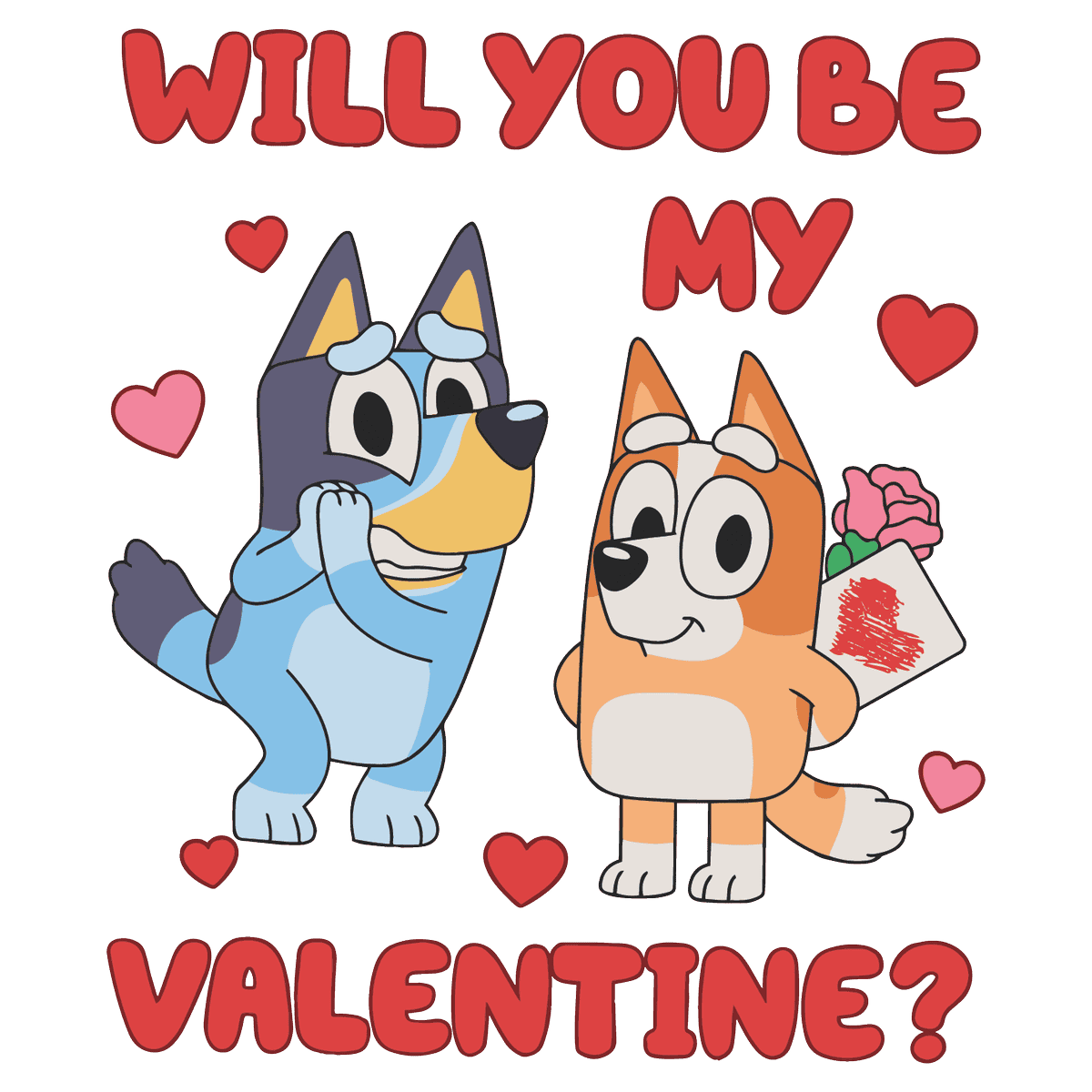 valentines day cards for kids school bluey family happy valentines