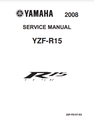 YAMAHA R15 SERVICE MANUAL PDF visual data 4