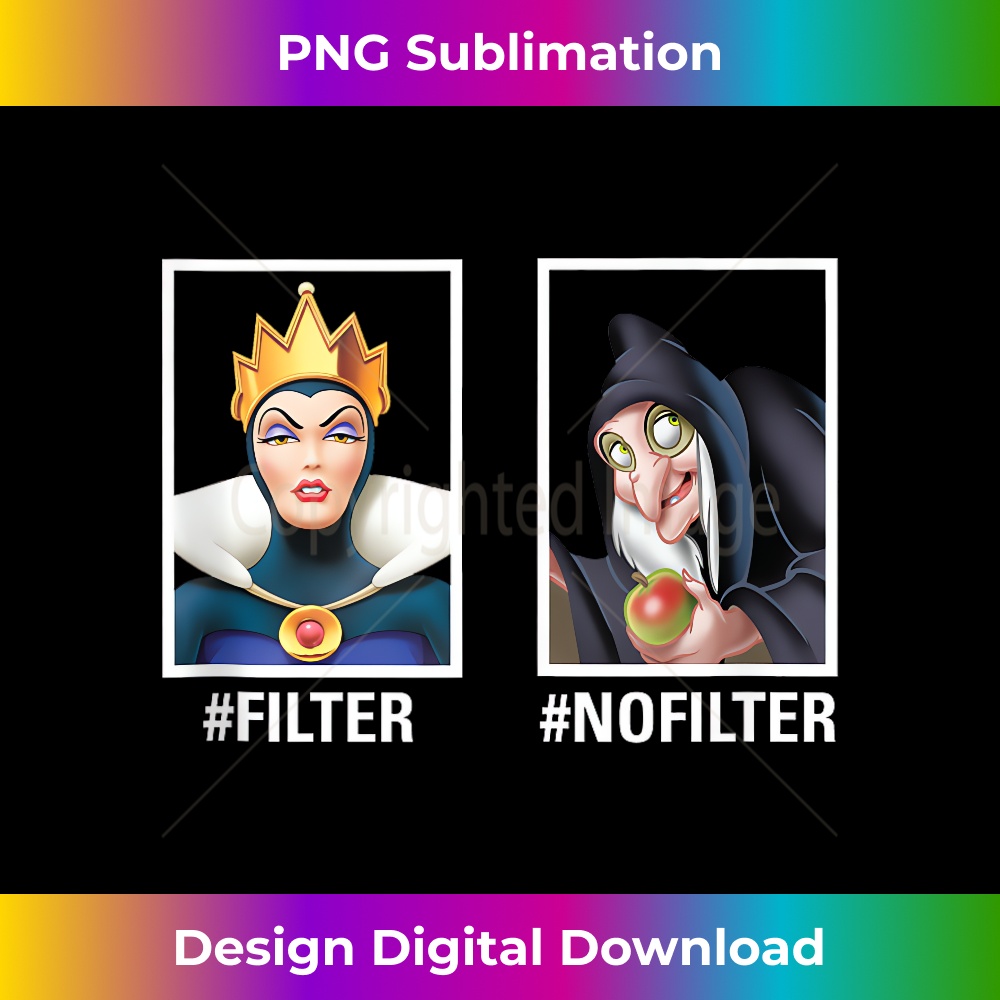 Disney Villains Evil Queen Filter NoFilter Funny Meme - Edgy - Inspire ...