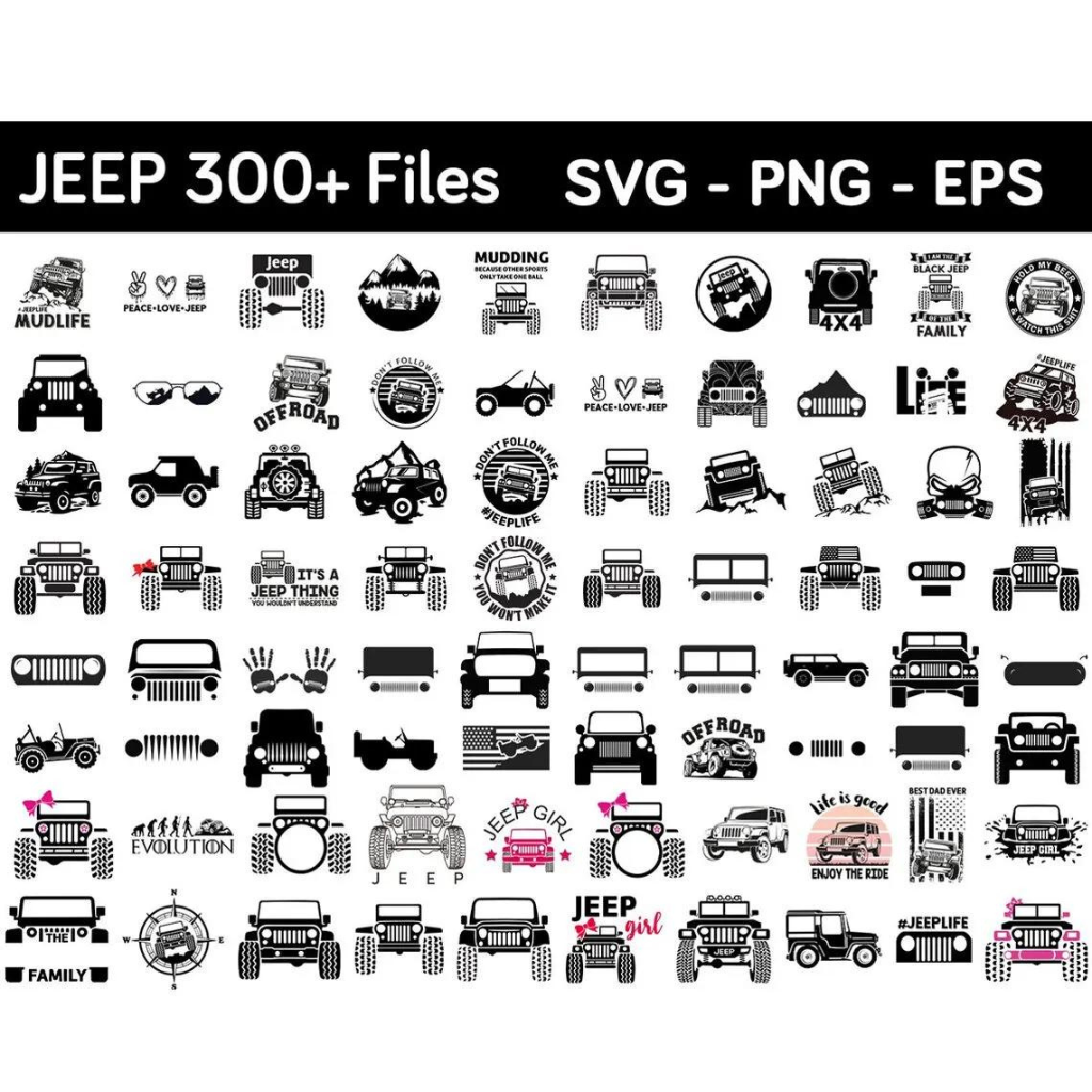 Jeep Bundle Svg, Jeep Svg, Jeep Png, Jeep Vector, Jeep Cricu - Inspire