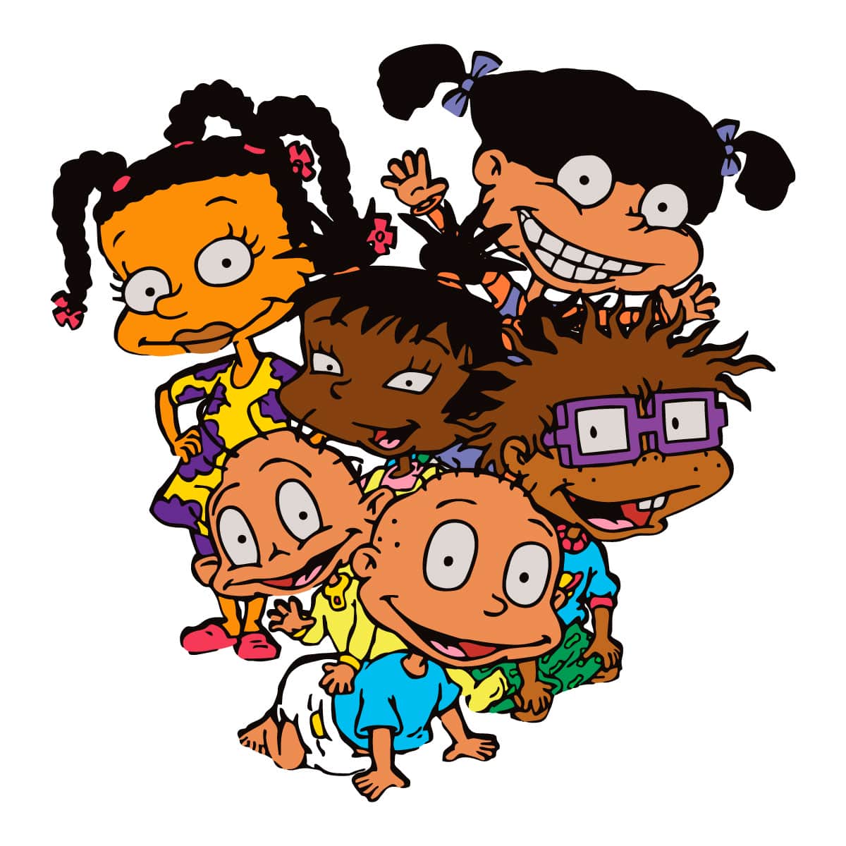 African Rugrats SVG Bundlerugrats Friends SVGafrican America - Inspire ...