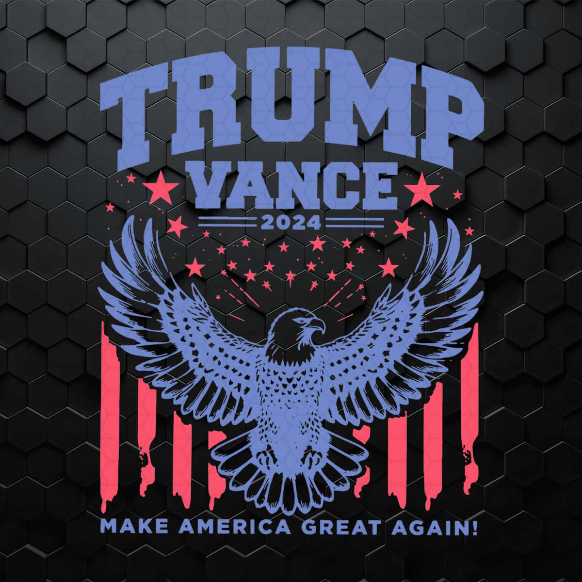 Trump Vance 2024 Eagle Make America Great Again SVG | Inspire Uplift