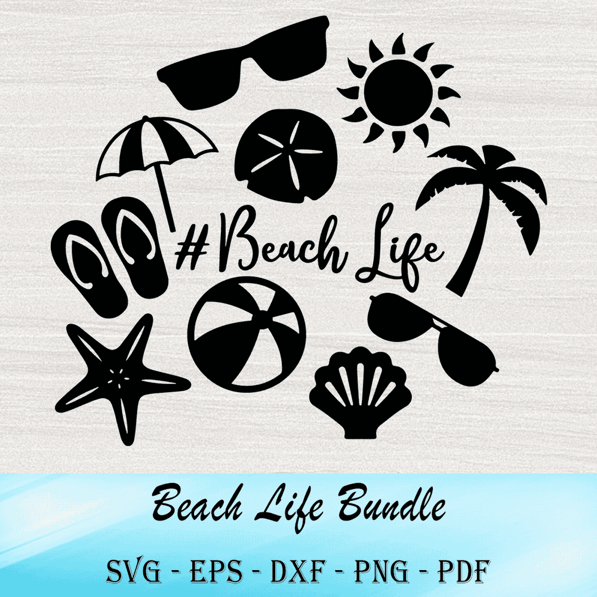 Beach Life Bundle SVG, Summer SVG,Beach Life Lovers SVG,Beac | Inspire ...
