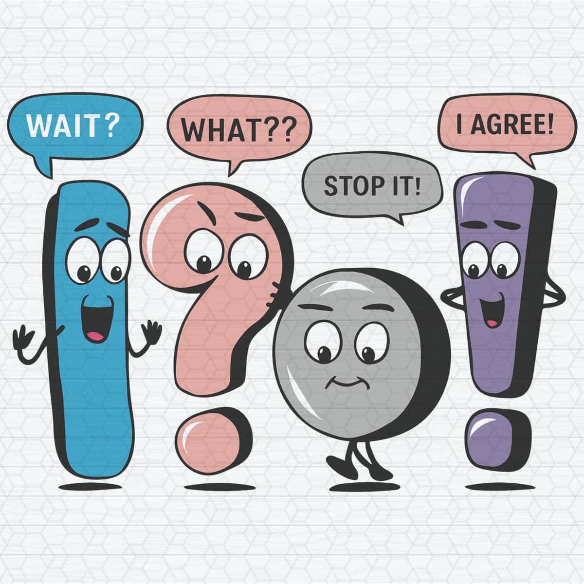 Funny Grammar Teacher Punctuation English Teacher Gift SVG | Inspire Uplift