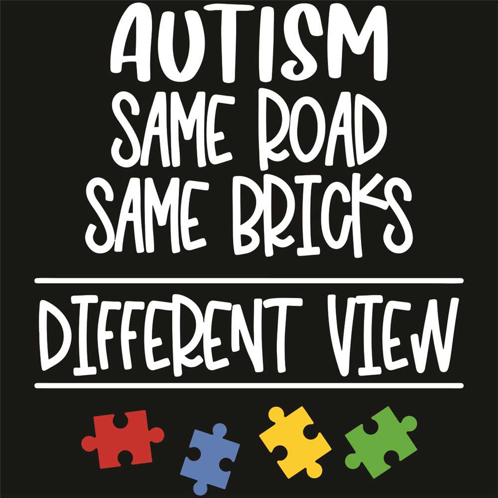 Moms Autism Awareness Same Road Same Bricks Different View S | Inspire ...