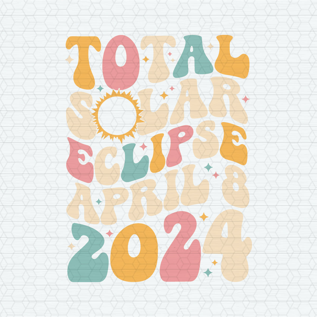 Total Solar Eclipse April 2024 SVG | Inspire Uplift