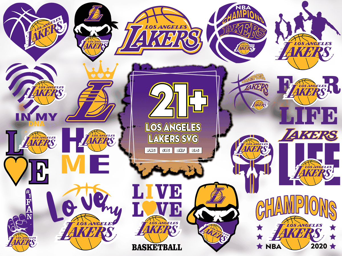 21 File 21 Files Los Angles Lakers Svg Bundle, LA Lakers Logo NBA Lo | Inspire ...