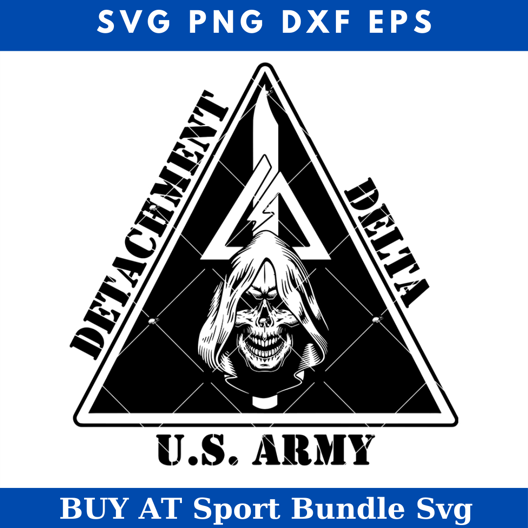 US Military Army Detachment Delta Force Insignia Svg | Inspire Uplift