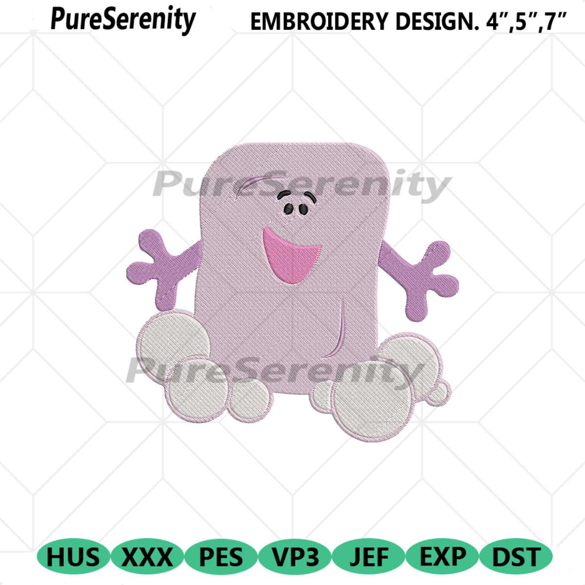 Slippery Soap Machine Embroidery Design File, Blues Clues Ch | Inspire ...