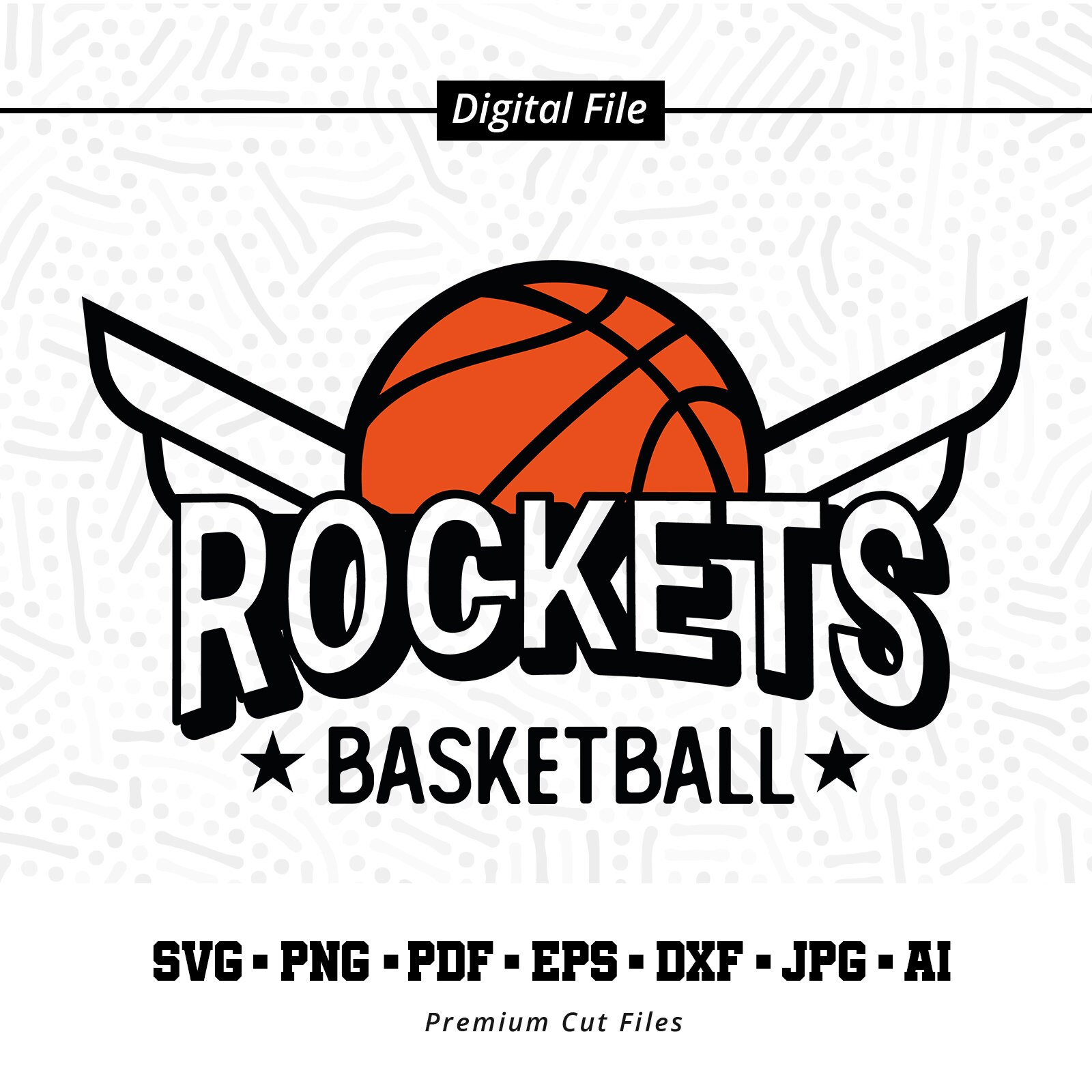 Rockets Basketball SVG PNG, Rockets svg - Inspire Uplift