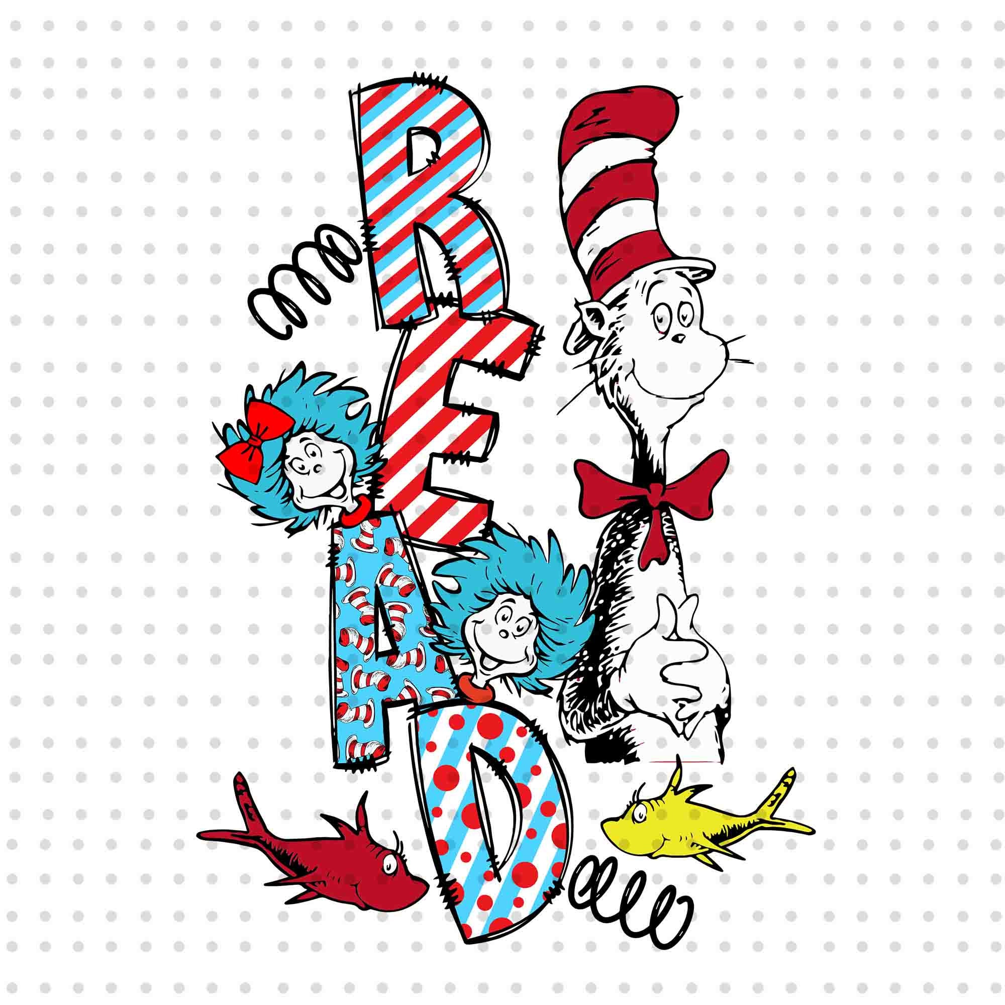 Read Dr Seuss PNG, Cat In The Hat Png, Dr Seuss Png, Read A | Inspire