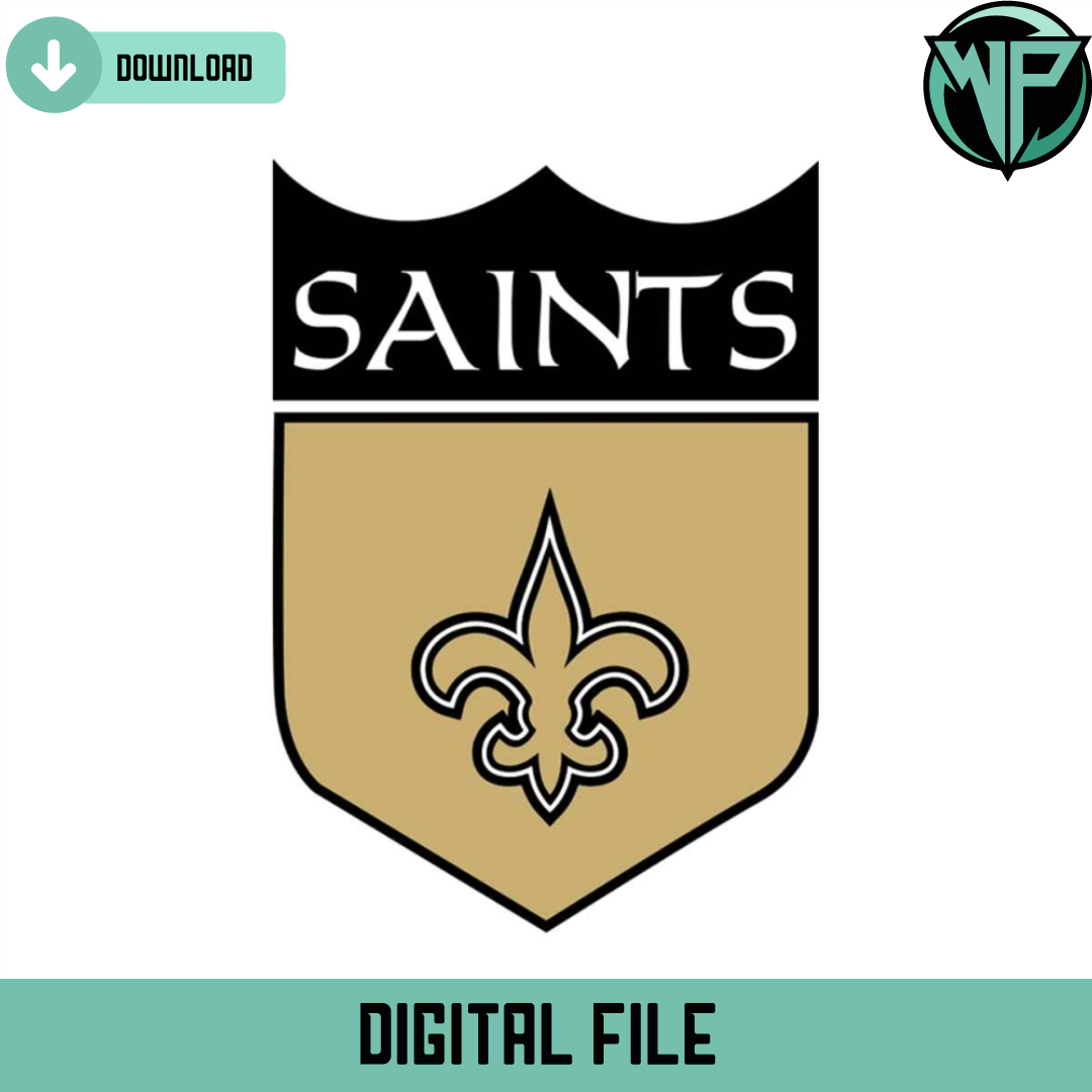 New Orleans Saints Logo Svg Cricut Digital Download 3 - Inspire Uplift