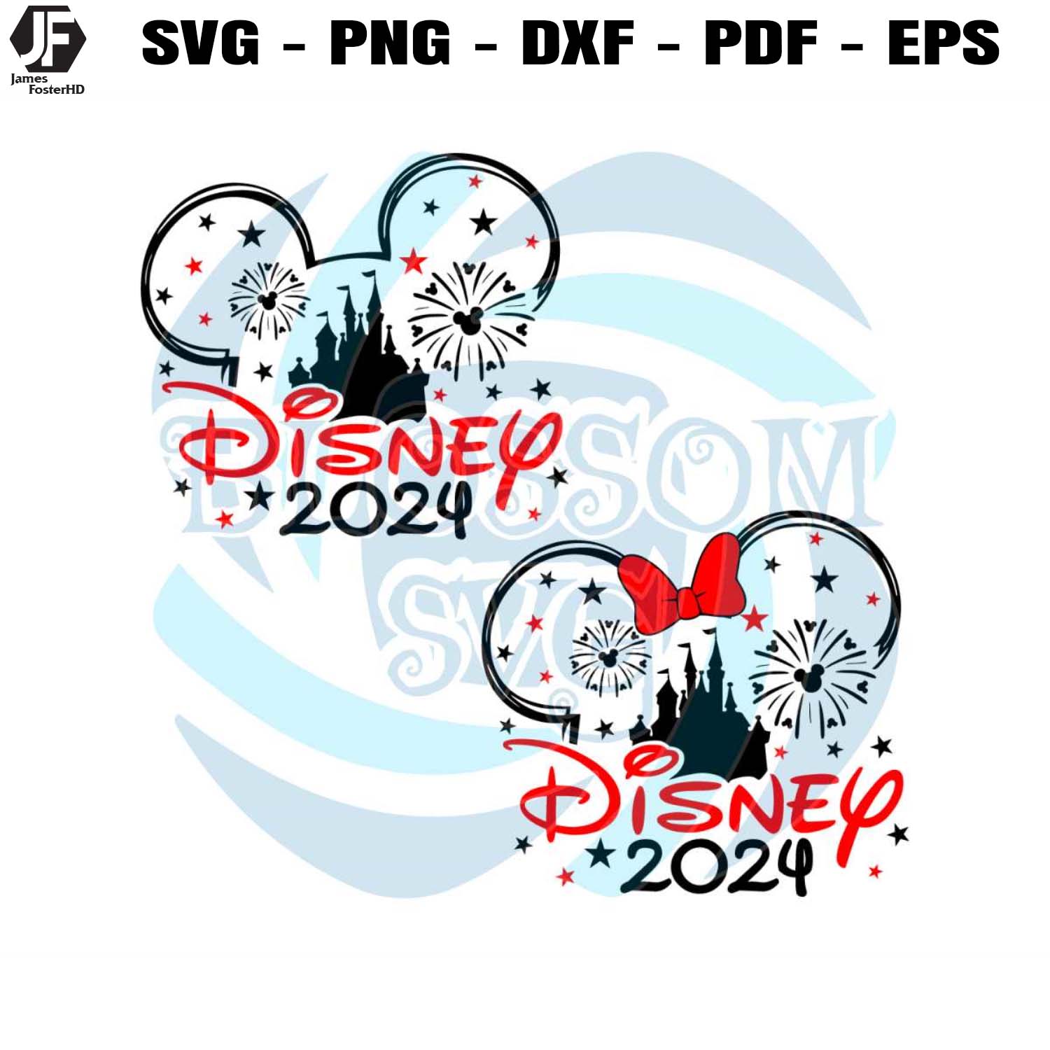 2024 Disney Castle Family Vacation SVG | Inspire Uplift
