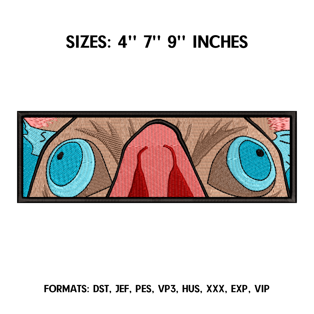 Inosuke Hashibira Embroidery Design File, Kimetsu no yaiba A - Inspire ...